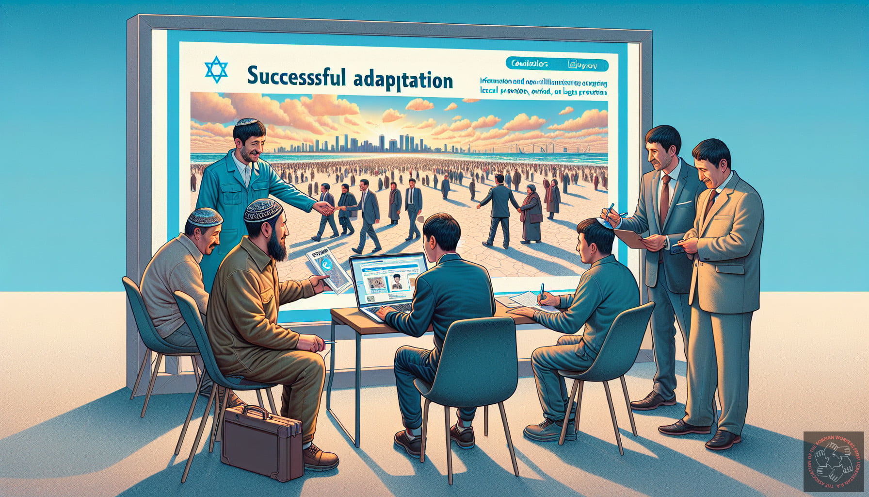 Illustration for section: Мигранты из Узбекистана могут обратиться за помощью к  - Узбекские мигранты