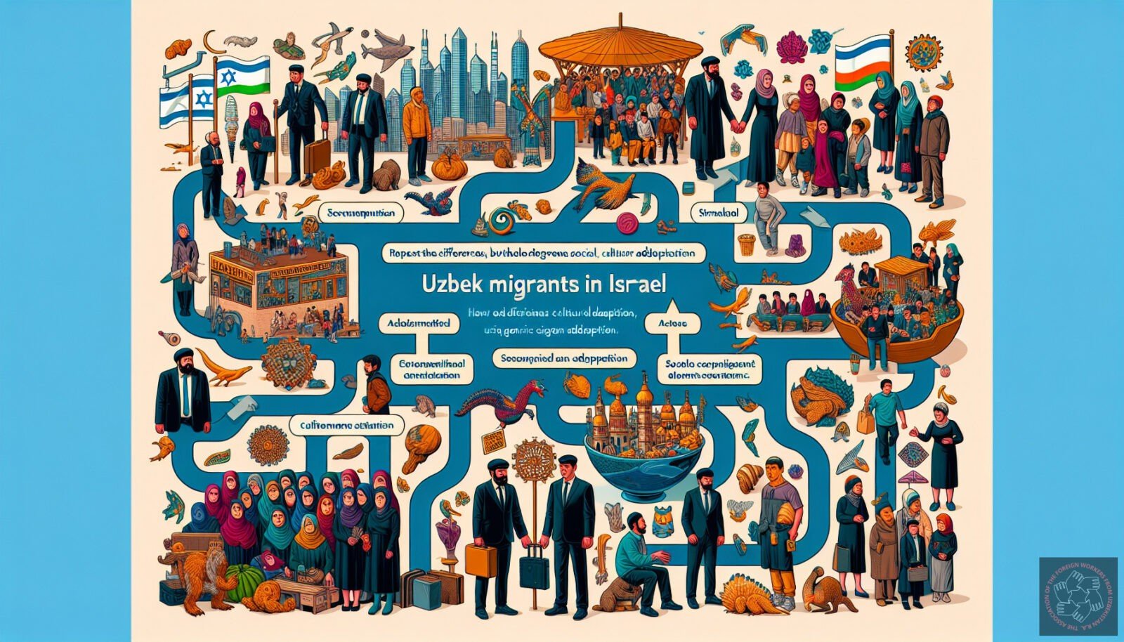Узбекские мигранты в Израиле: культурная адаптация (in English: Uzbek migrants in Israel: cultural adaptation)